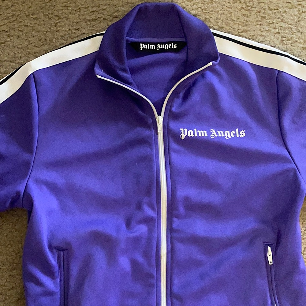 Palm Angels Purple&White Track Jacket